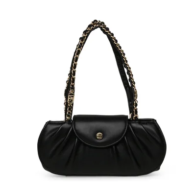 STEVE MADDEN Steve madden chainss black/gold shoulder bag